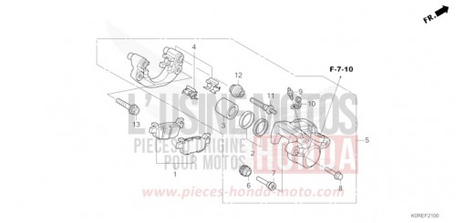 REAR BRAKE CALIPER SH125ADT de 2026